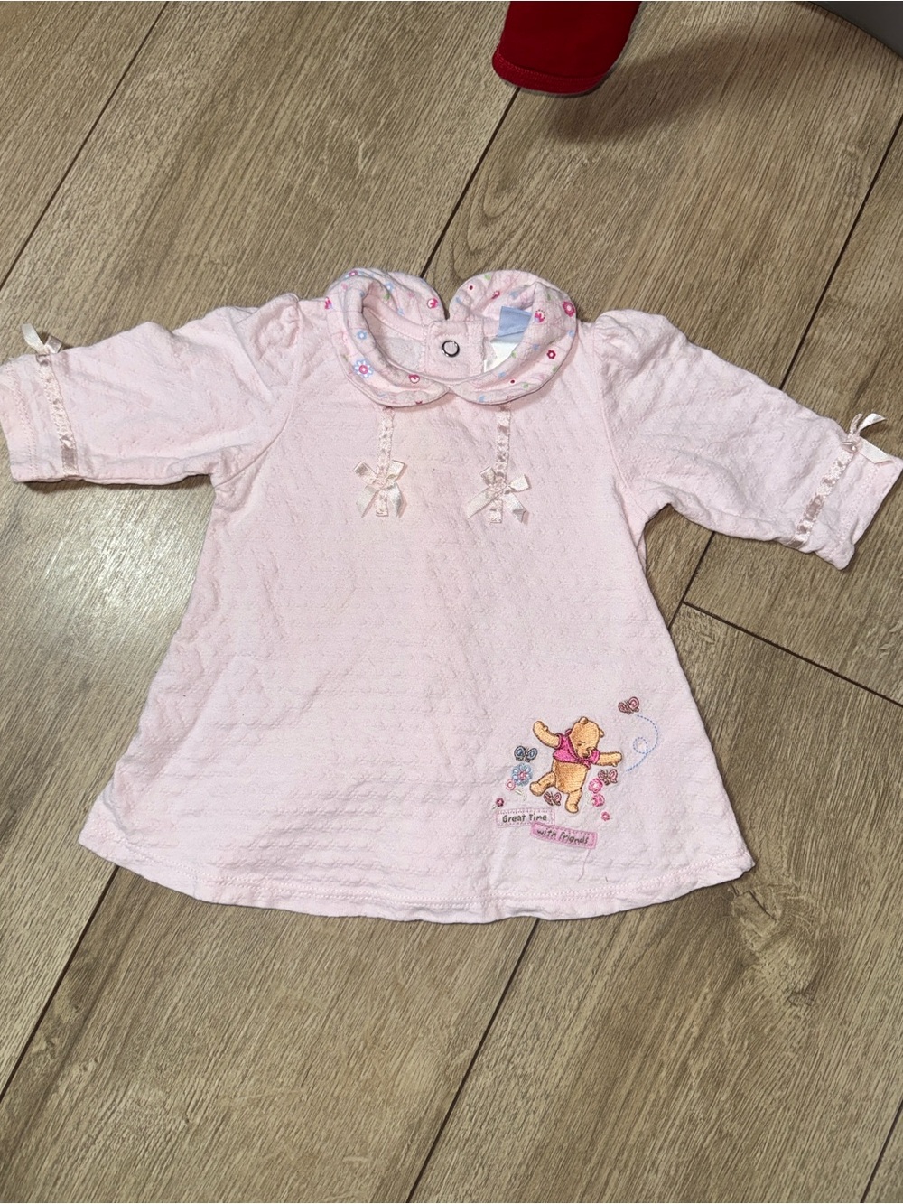 Vintage Disney Pink Winnie the Pooh Girls' Tunic Top